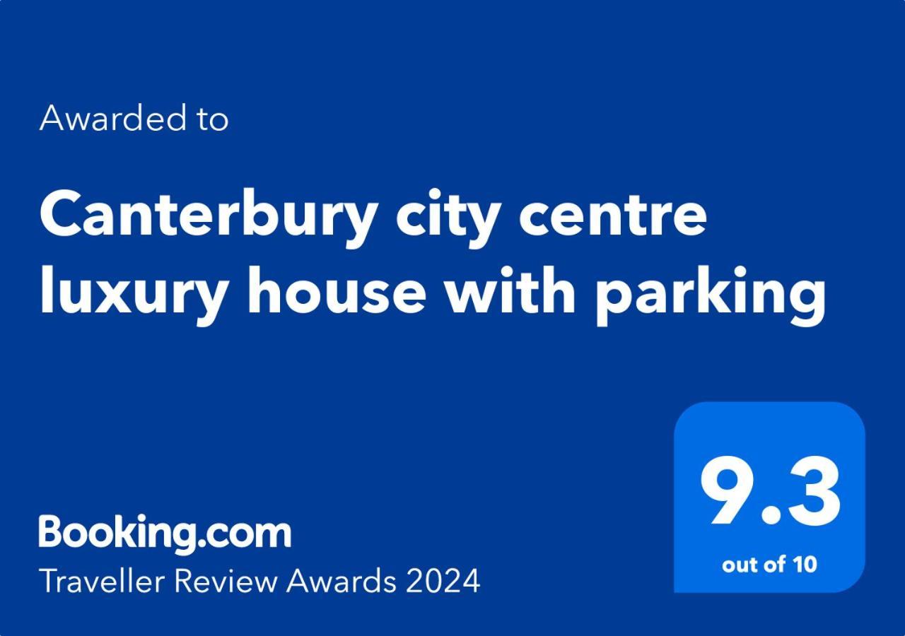 Luxury Central Home - Parking & Ev Point, Superking Bed Canterbury Eksteriør billede